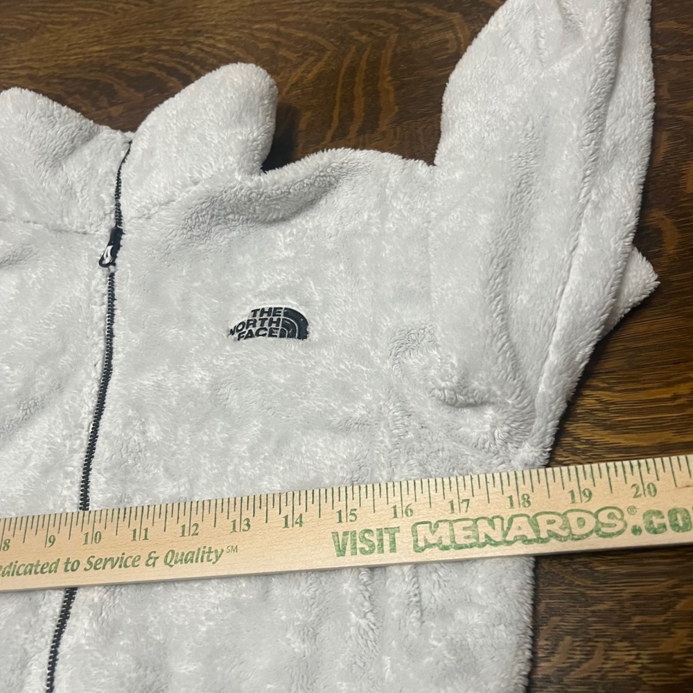The North Face Osito Fleece Jacket Womens Small White Full Zip NF0A3XBD - Picture 8 of 8